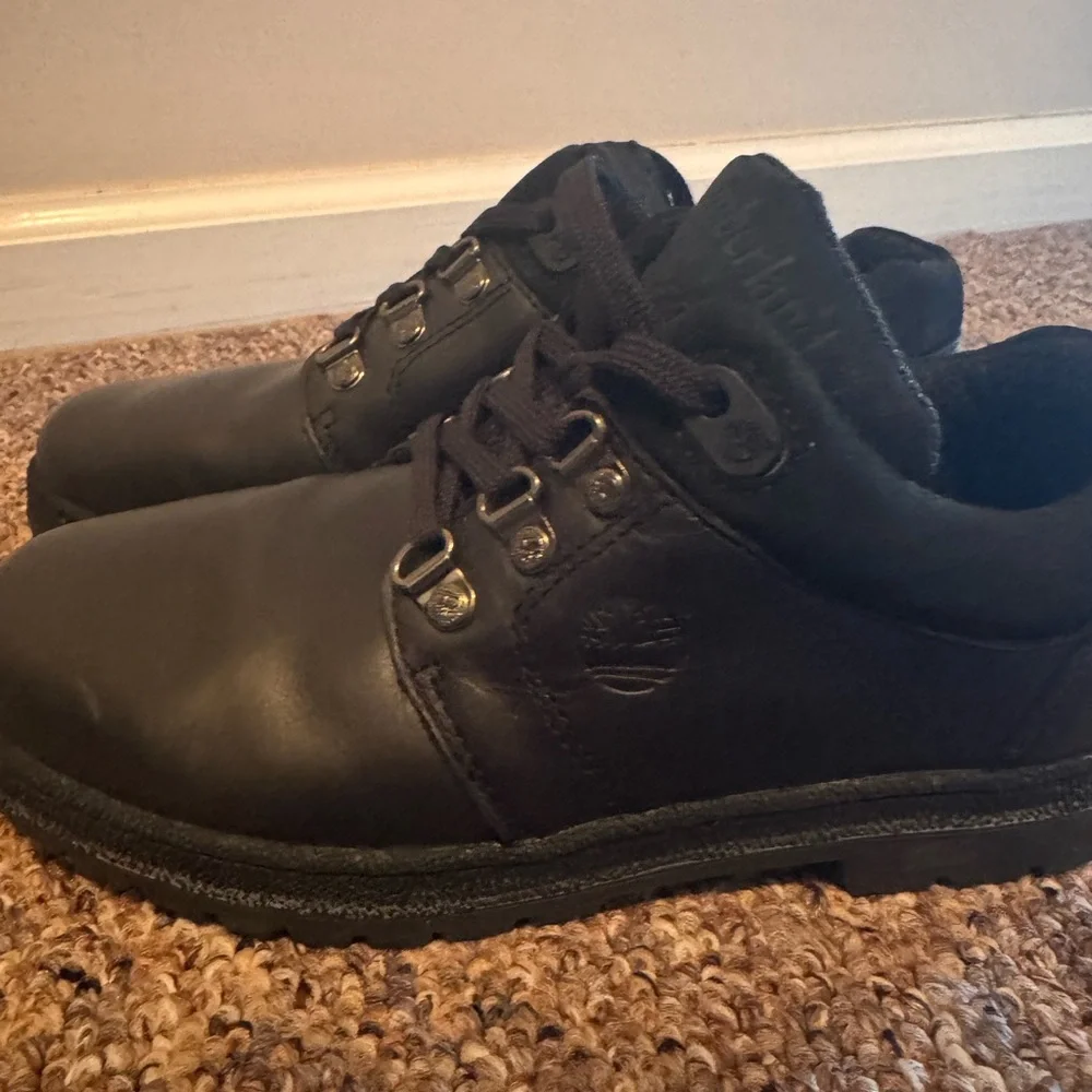 Timberland Men's‎ Black Leather Ankle Boots